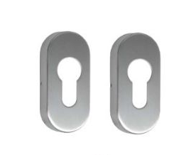 CAM Szyld O-1 na wkładkę, szyld oval, stal nierdzewna