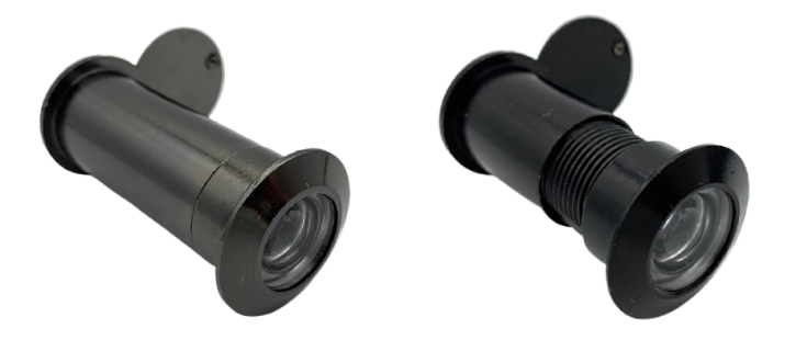 CAM Wizjer do drzwi 60-90mm 26mm czarny