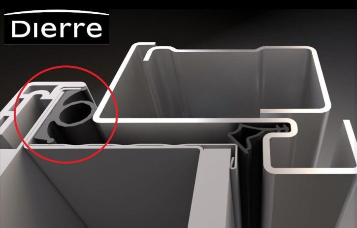 DIERRE Uszczelka na skrzydło