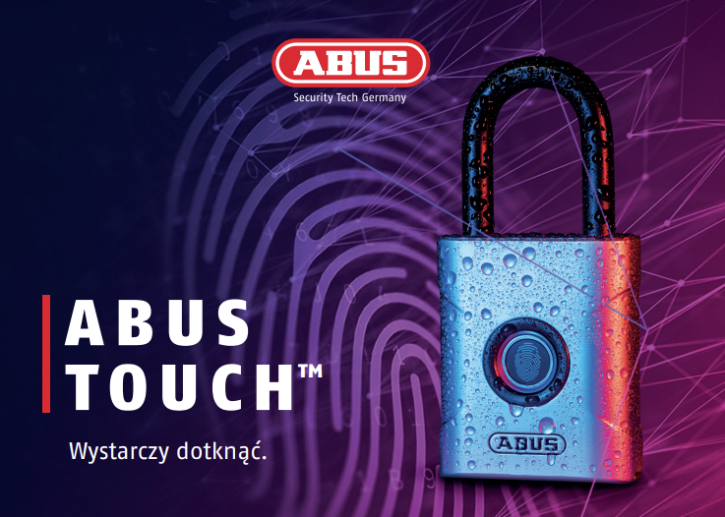 ABUS Kłódka na odcisk palca ABUS Touch™ 57