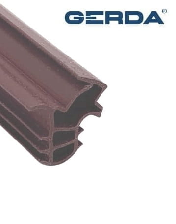 Gerda Uszczelka wciskana do ościeżnicy brązowa TERMO
